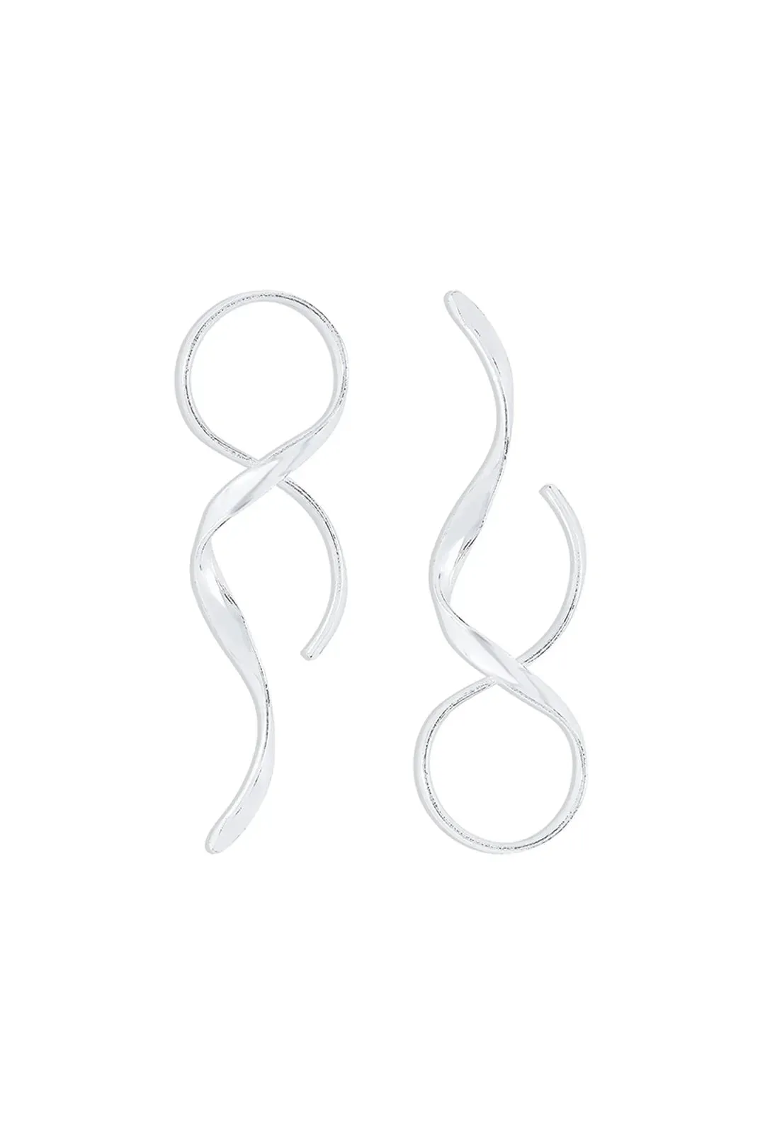 Sculptural Drop Earrings - Modern Statement Jewelry