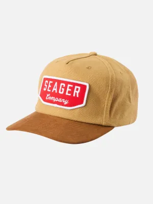 Seager Wilson Snapback Hat - Khaki/Brown