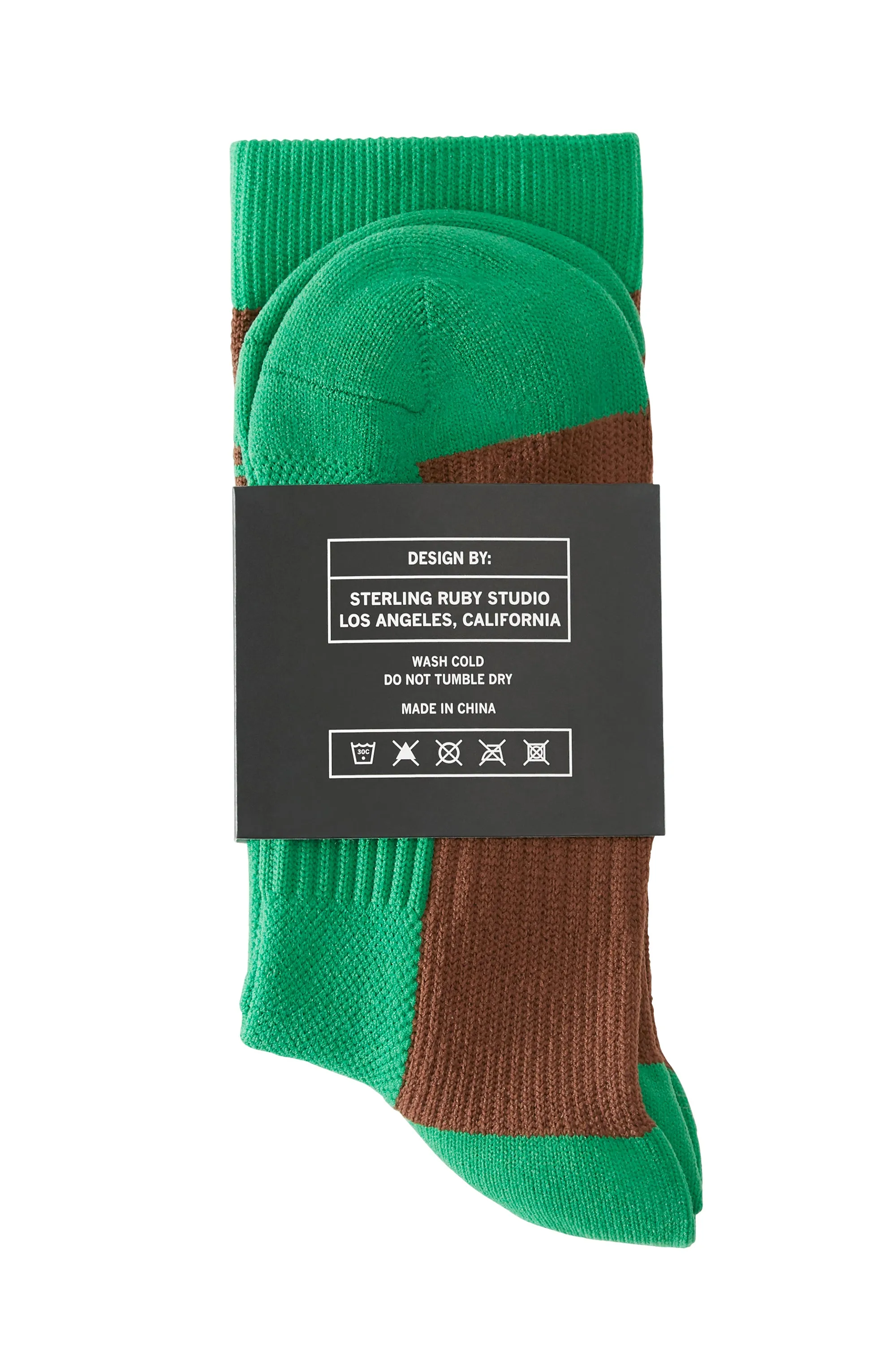 SHORT SOCK WITH CONTRAST S.R.S. LOGO