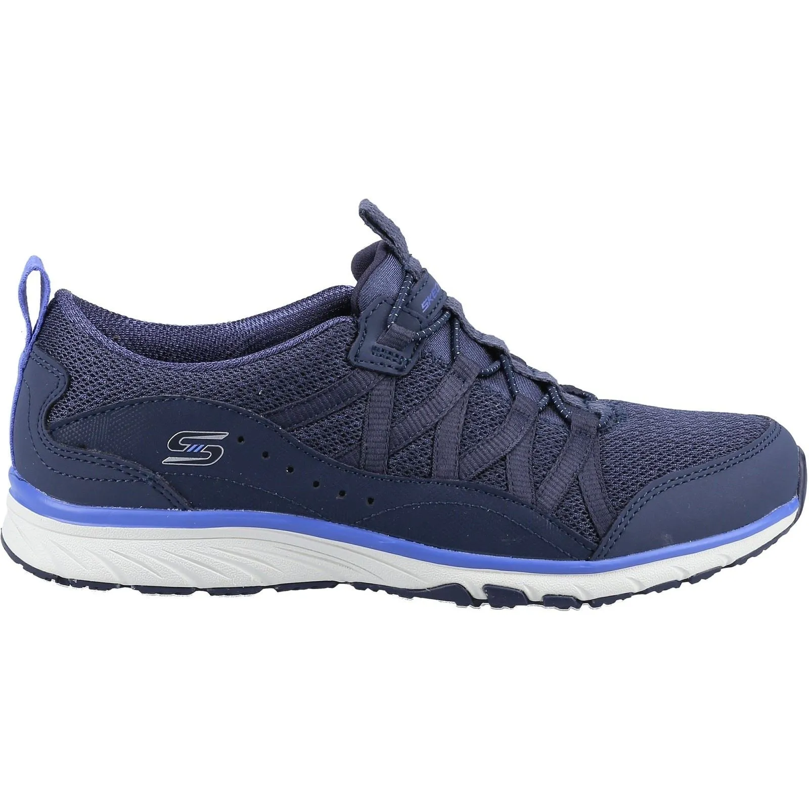 Skechers 104281 Gratis Sport Live Golden Sneakers für Damen, weite Passform, Marineblau