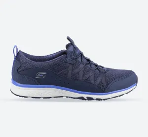 Skechers 104281 Gratis Sport Live Golden Sneakers für Damen, weite Passform, Marineblau