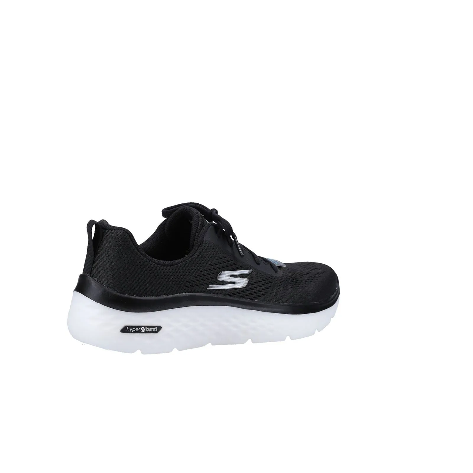 Skechers 124578 GO walk Hyper Burst Sneakers für Damen, weite Passform, Schwarz/Weiß