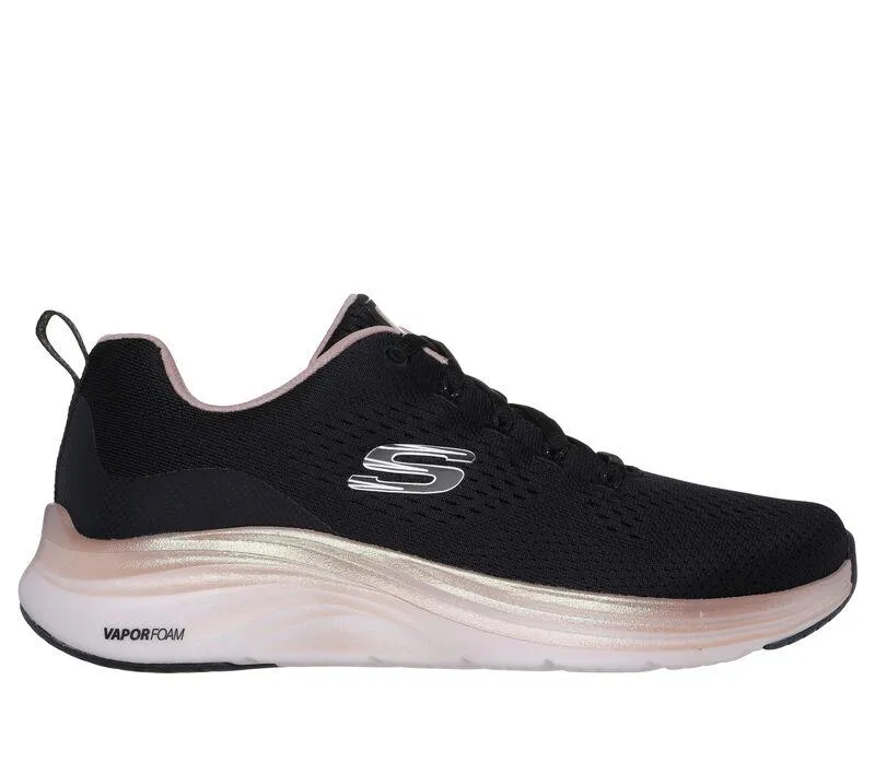Skechers 150025 Vapor Foam Midnight Glimmer Sneakers für Damen mit weiter Passform