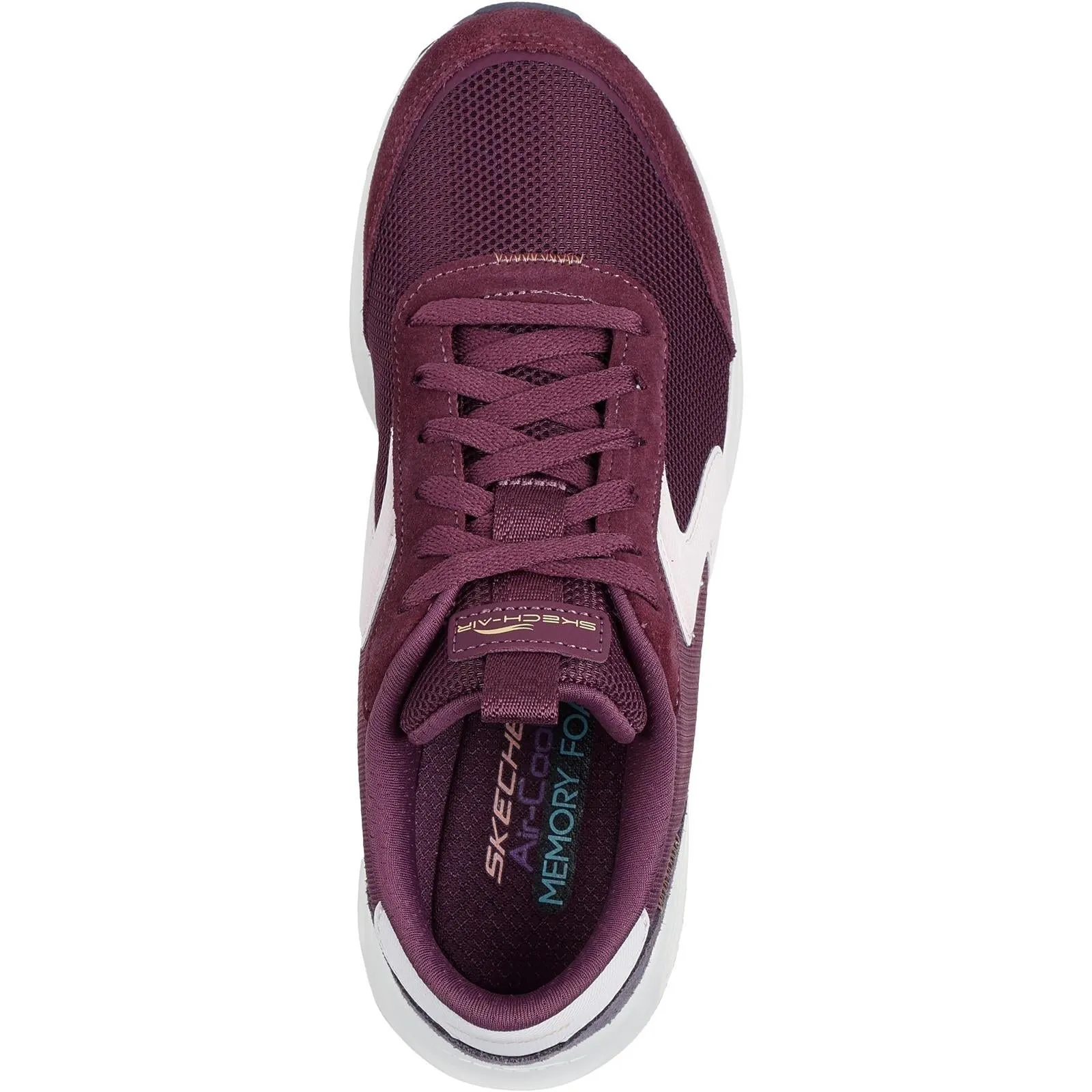 Skechers 150076 Skech Air Court Sneakers für Damen mit weiter Passform