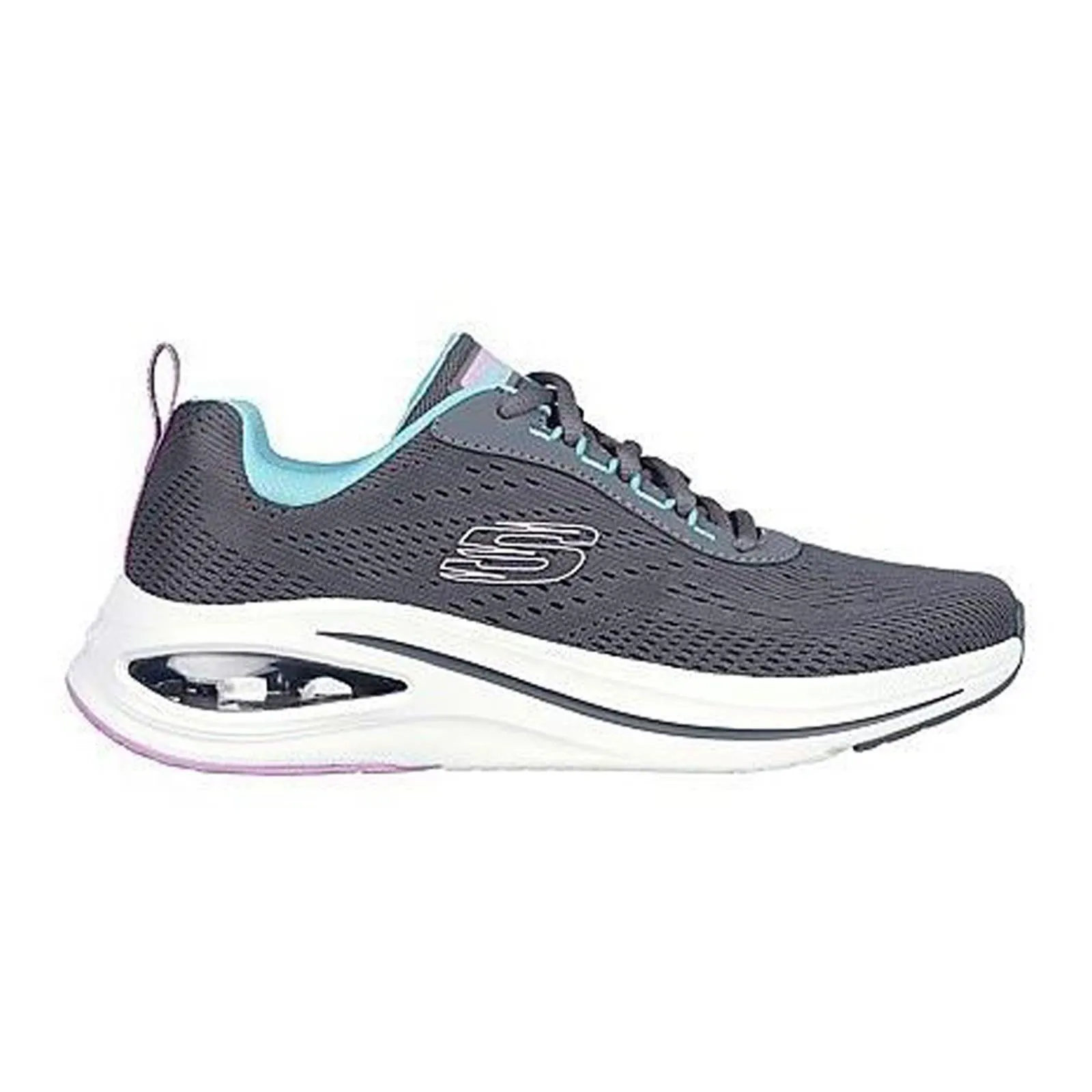 Skechers 150131 Skech Air Meta Aired Out Sneakers für Damen, weite Passform, Anthrazit/Mehrfarbig