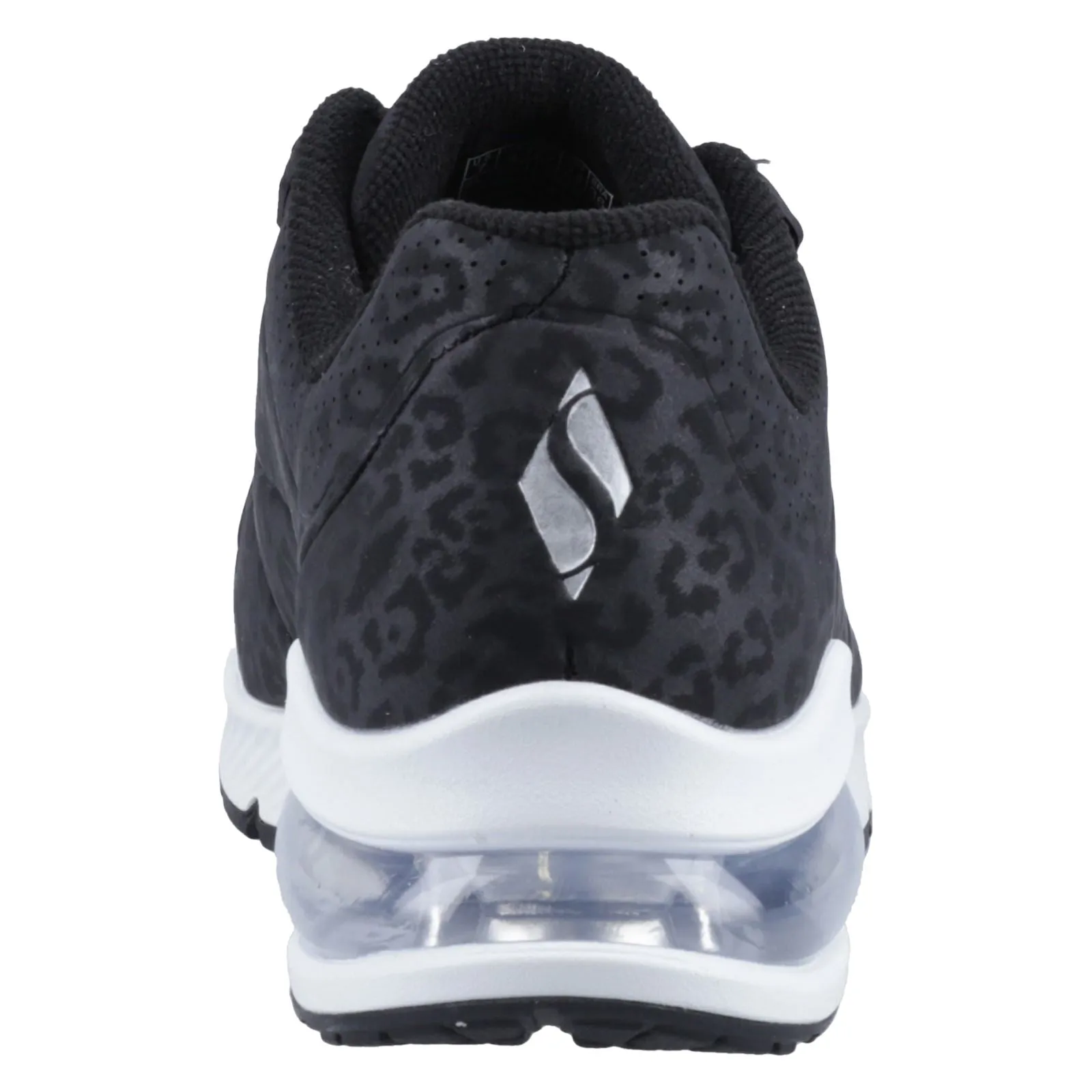 Skechers 155642 Uno 2 In Kat Neato Sneakers für Damen in weiter Passform - Schwarz