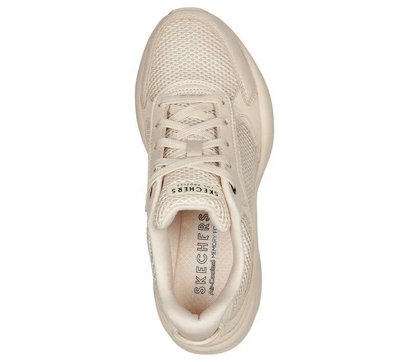 Skechers 177402 Street Twisterz Lighten Up Sneakers für Damen, weite Passform, Sand