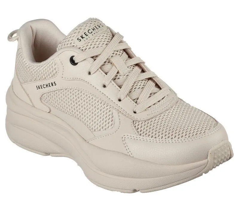 Skechers 177402 Street Twisterz Lighten Up Sneakers für Damen, weite Passform, Sand