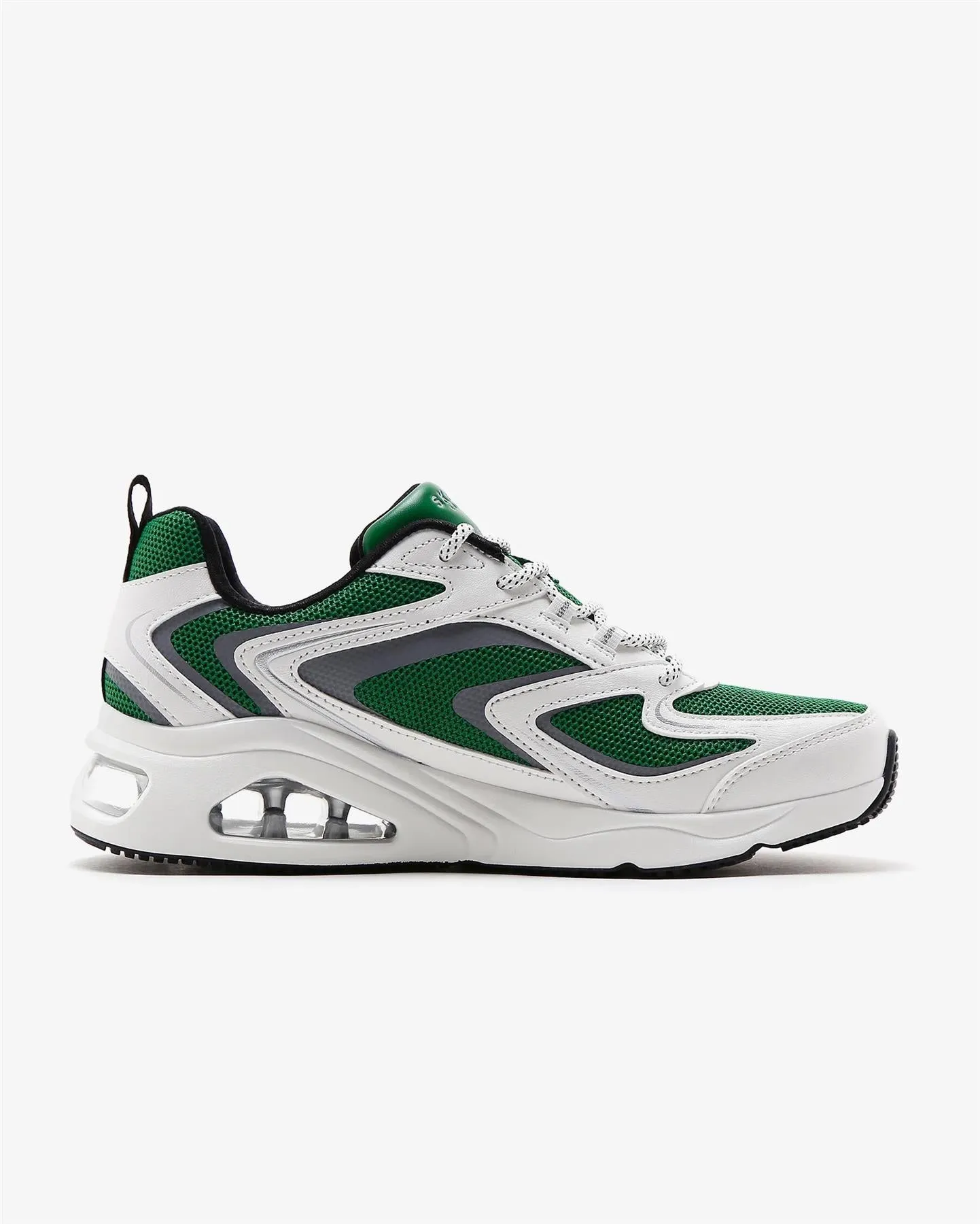 Skechers 177424 Tres Air Uno Street FL Air Sneakers für Damen, weite Passform, Weiß/Grün