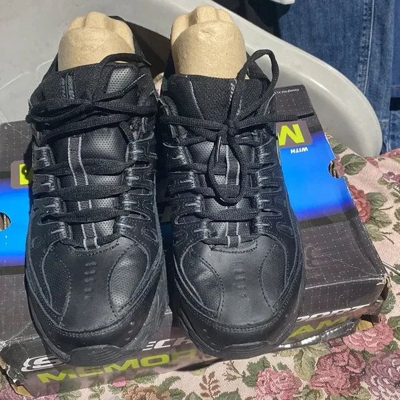 Skechers Men's After Burn Memory Fit - Reprint Shoe 👟