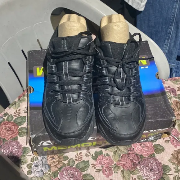 Skechers Men's After Burn Memory Fit - Reprint Shoe 👟