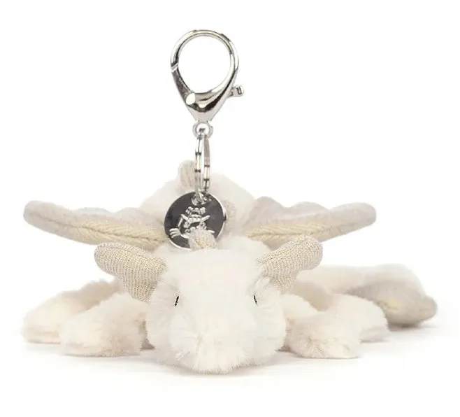 Snow Dragon Bag Charm
