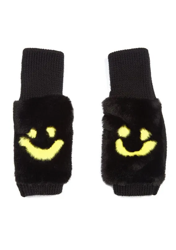 Snow Happy Texty Time Mittens
