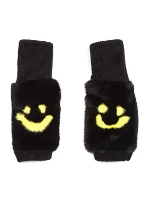 Snow Happy Texty Time Mittens