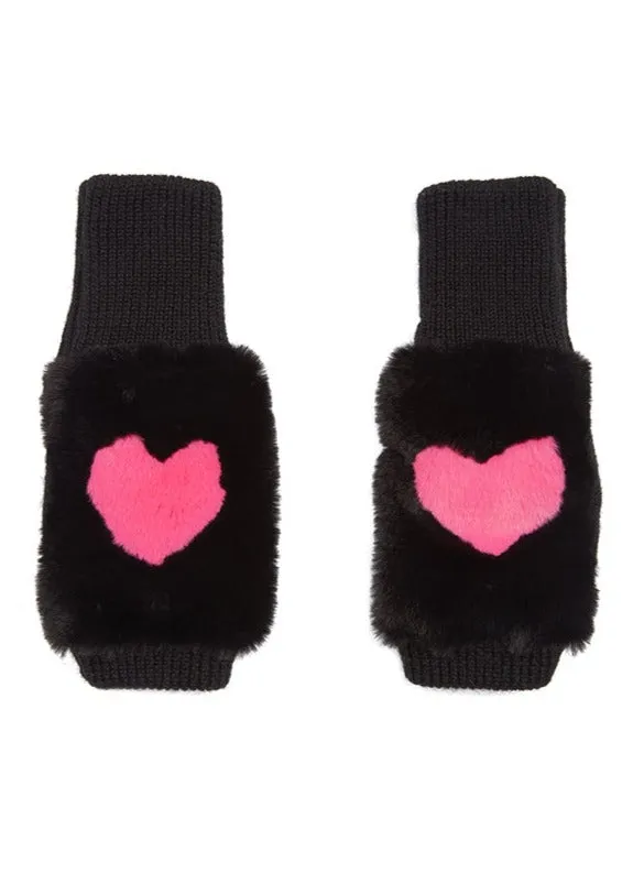 Snow In Love Texty Time Mittens