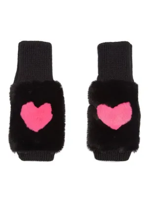 Snow In Love Texty Time Mittens