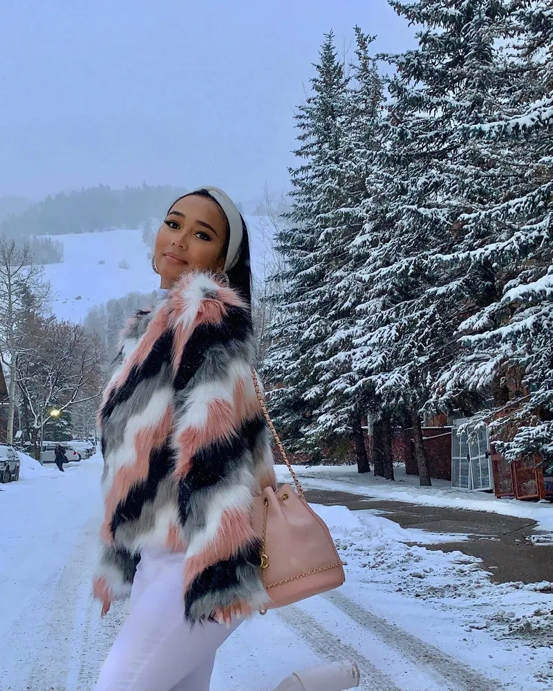 Snow Princess Vegan Fur Coat: Ships in 3-5 Business Days
