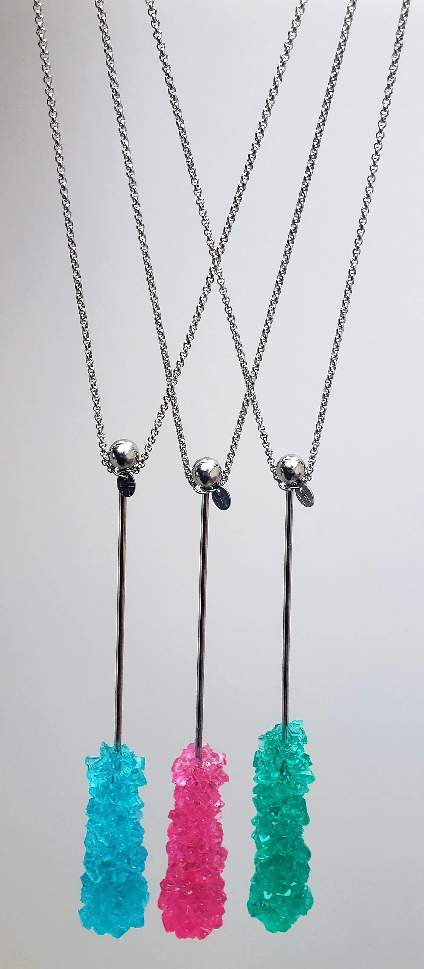 SNOW ROCK CANDY SWIZZLE STICK NECKLACE