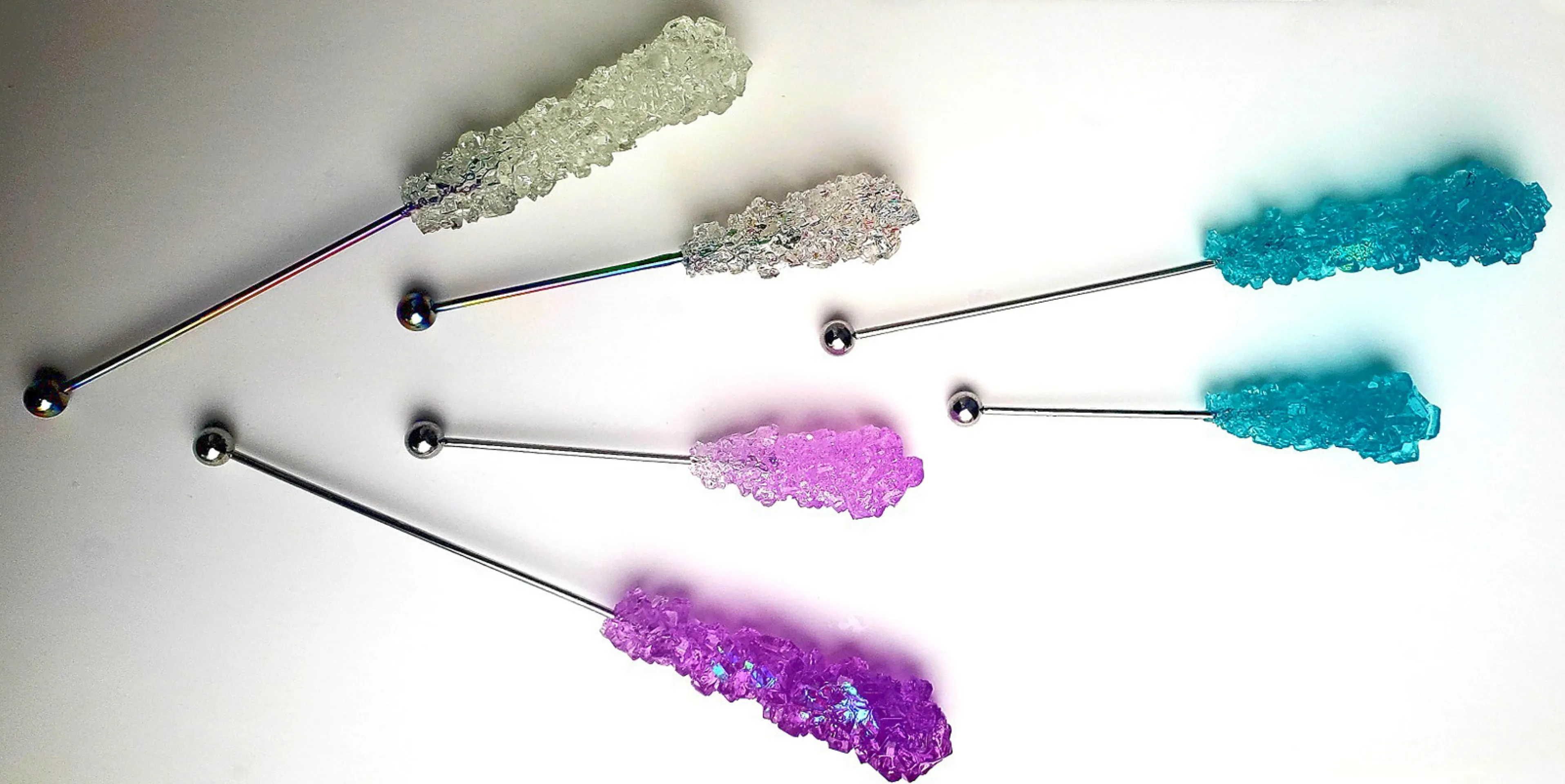 SNOW ROCK CANDY SWIZZLE STICK NECKLACE