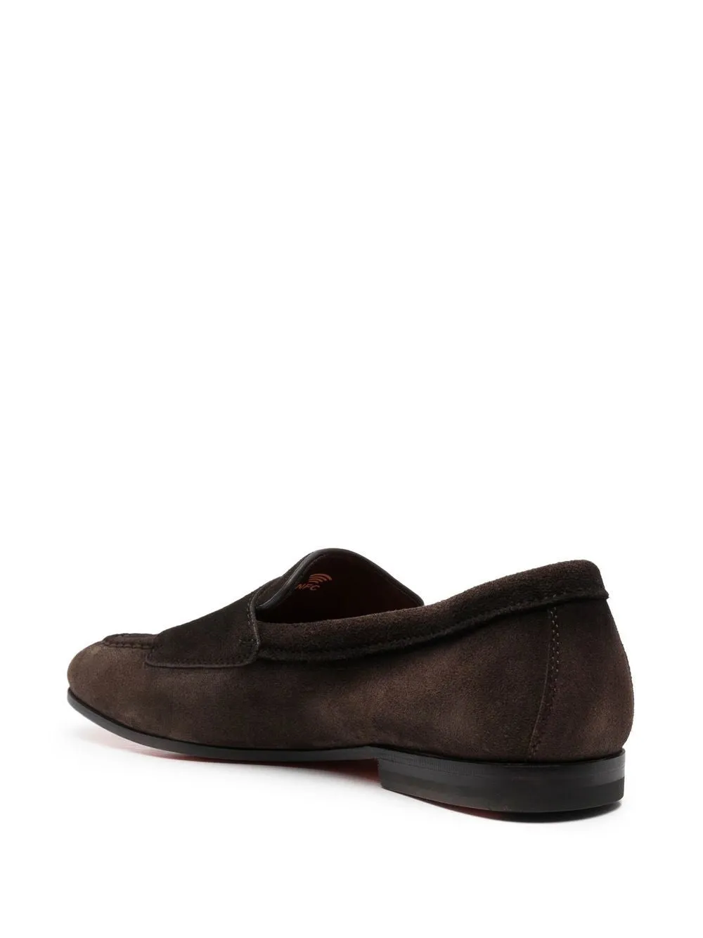 Suede Double-Buckle Loafer