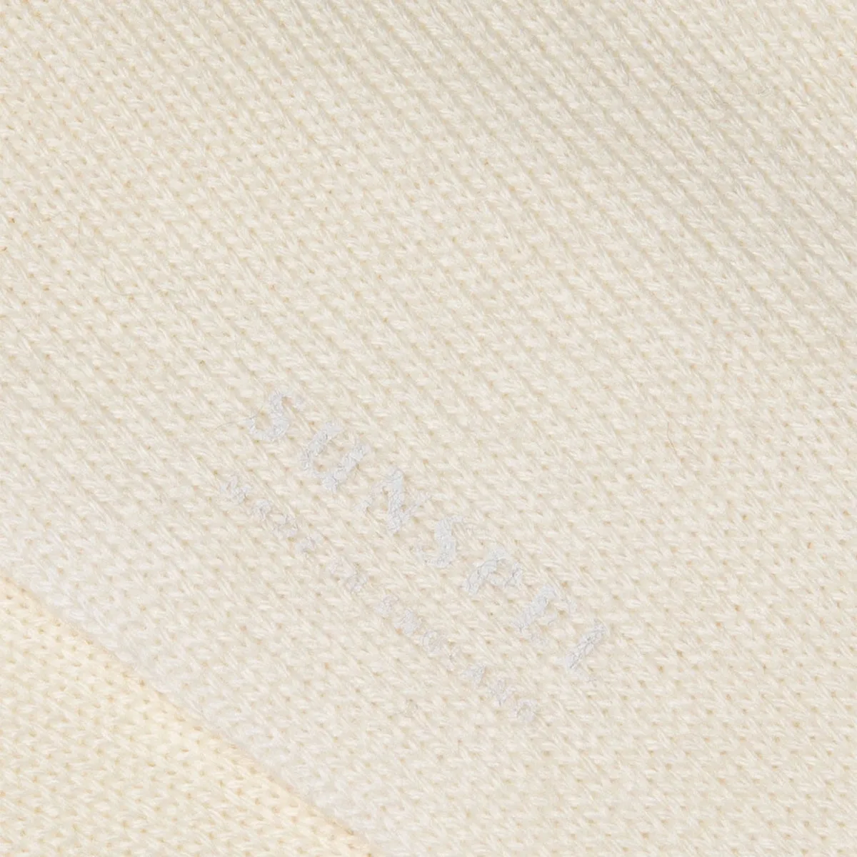 Sunspel Chunky Merino Sock Ecru