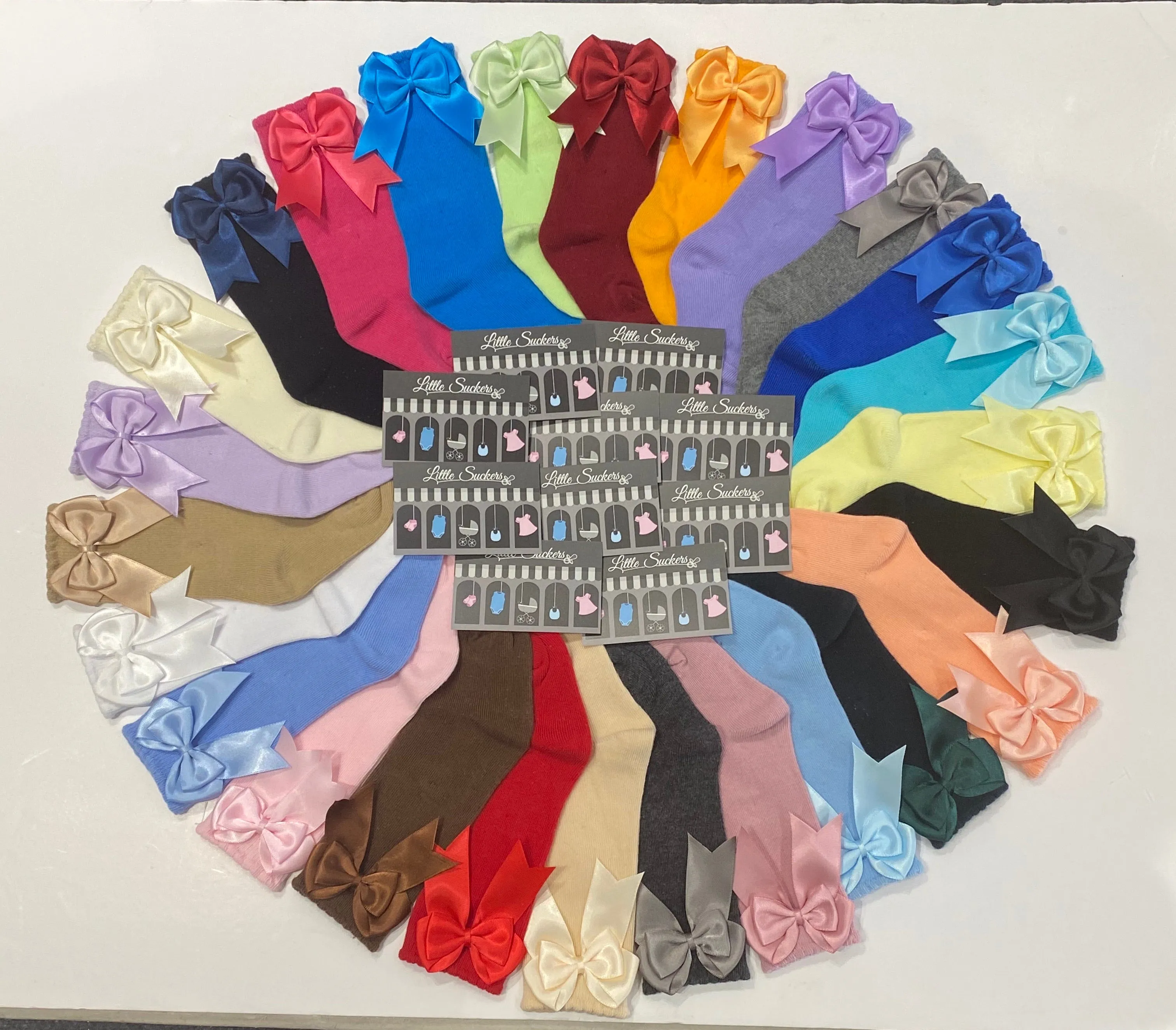 Tan bow sock