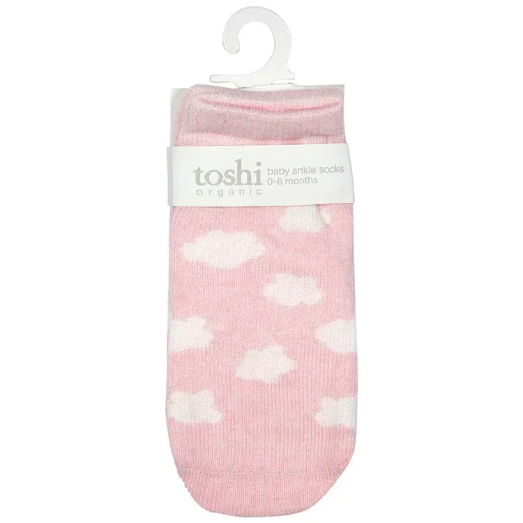 Toshi Organic Baby Socks Jacquard - Claudia