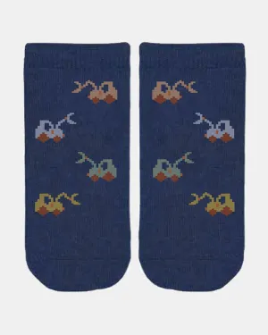 Toshi Organic Baby Socks Jacquard / Earthmover