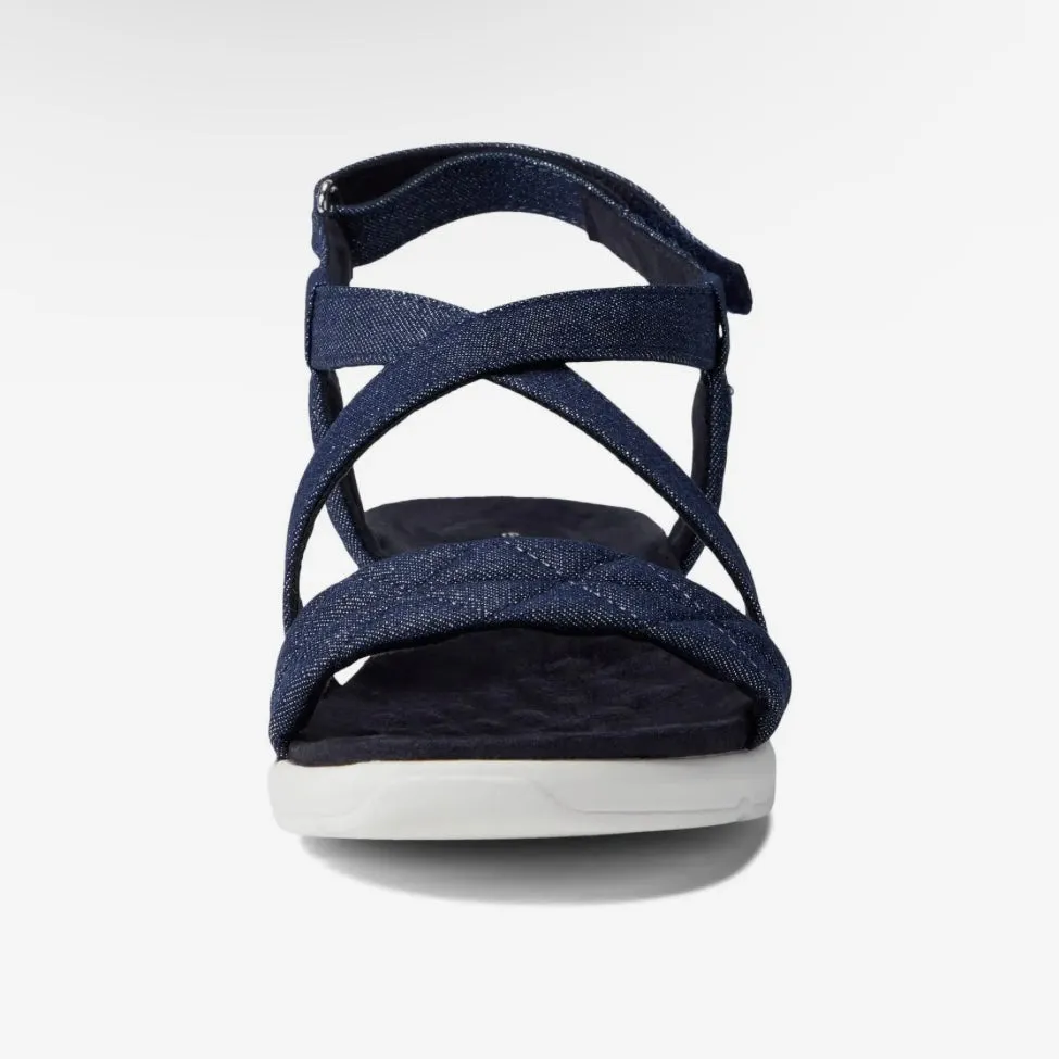 TREASUR7 Women's CrissCross Strap Flat Sandals