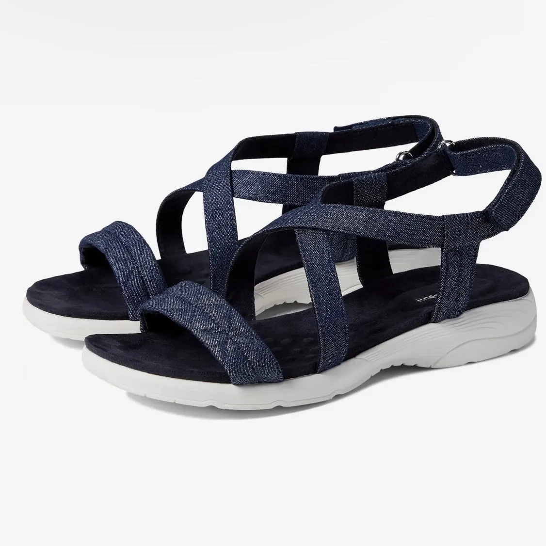 TREASUR7 Women's CrissCross Strap Flat Sandals