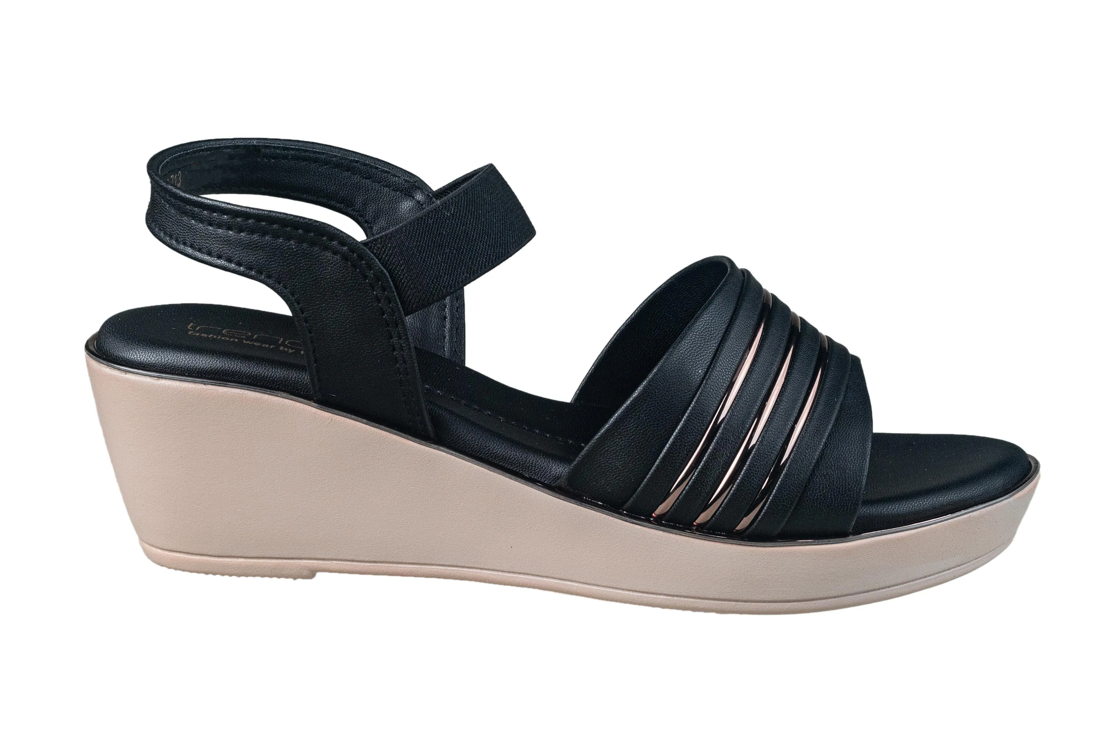 Trendz Ladies Black Sandal