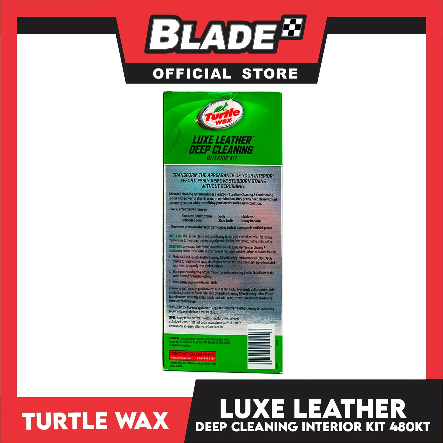 Turtle Wax Renew RX Luxe Leather Deep Cleaning Interior Kit T-480KT