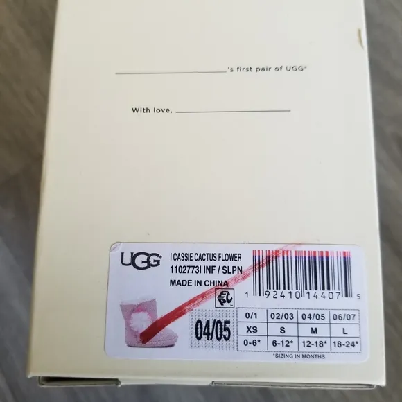 UGG Kids Cassie Cactus Flower Boot.