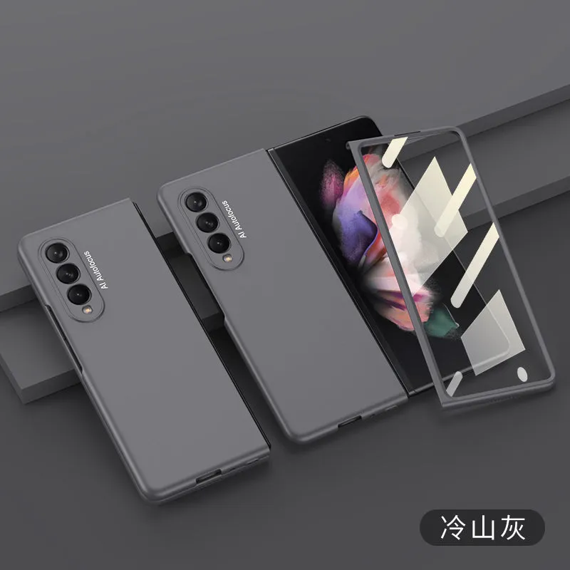 Ultra-thin Case Cover For Samsung Galaxy Z Fold 3 Anti-knock Protection Plastic Matte Hard Cover For Samsung Z Fold3 5G Case