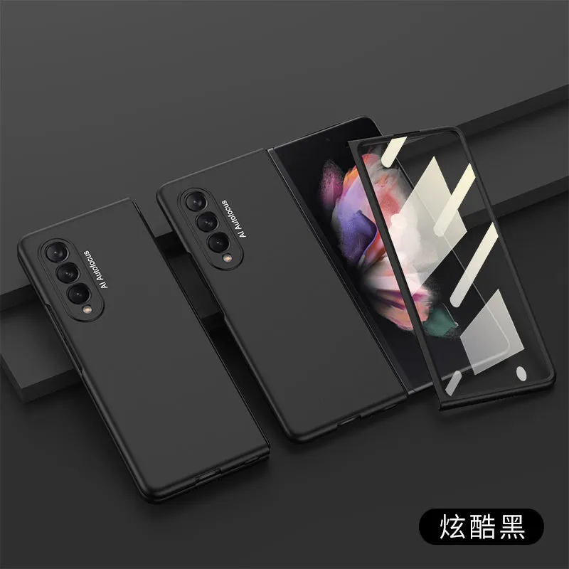 Ultra-thin Case Cover For Samsung Galaxy Z Fold 3 Anti-knock Protection Plastic Matte Hard Cover For Samsung Z Fold3 5G Case