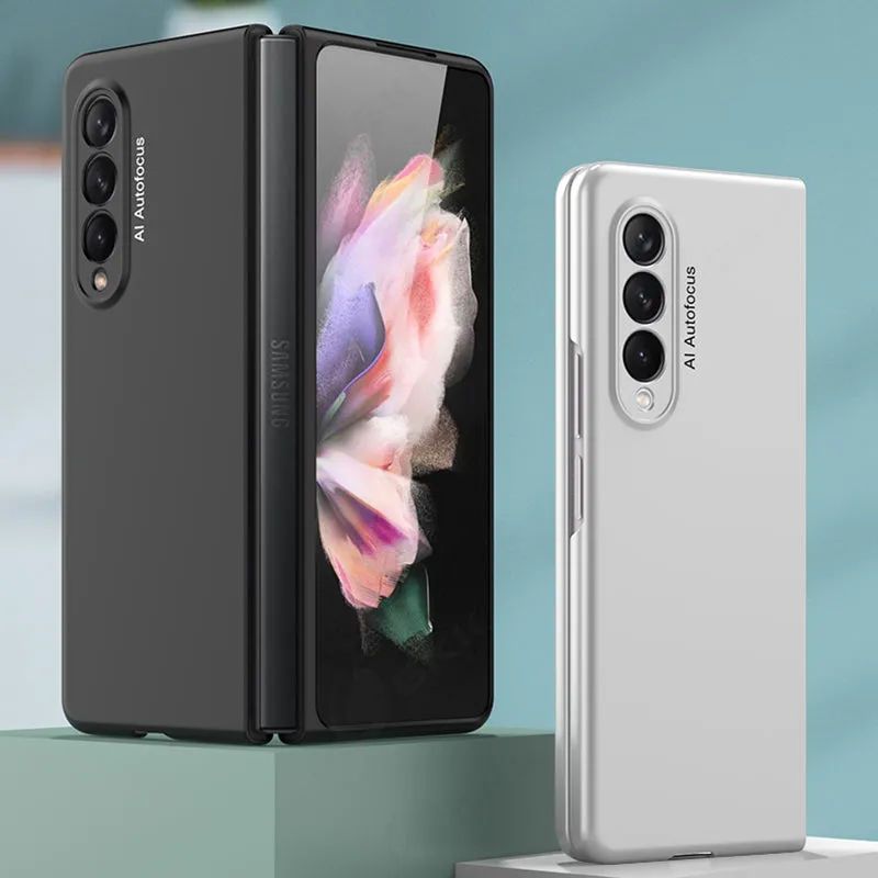 Ultra-thin Case Cover For Samsung Galaxy Z Fold 3 Anti-knock Protection Plastic Matte Hard Cover For Samsung Z Fold3 5G Case