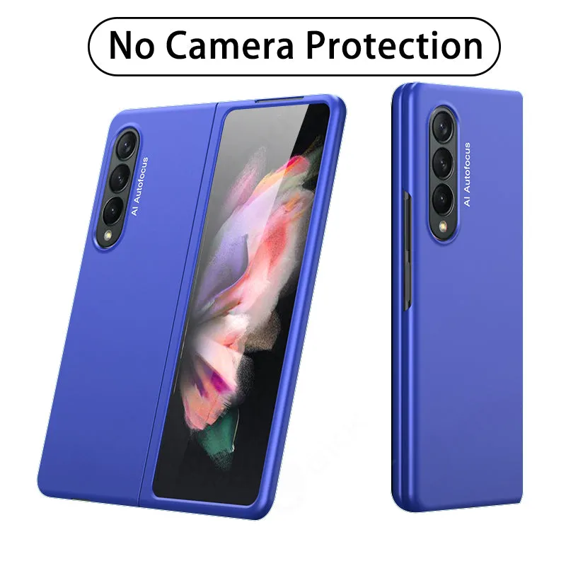 Ultra-thin Case Cover For Samsung Galaxy Z Fold 3 Anti-knock Protection Plastic Matte Hard Cover For Samsung Z Fold3 5G Case
