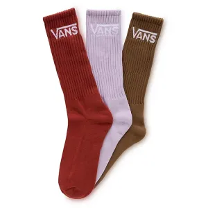Vans Classic Crew Socks 3 Pack - Burnt Henna