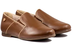 Venenttini Boy's Dress Tan Leather Shoe Capri