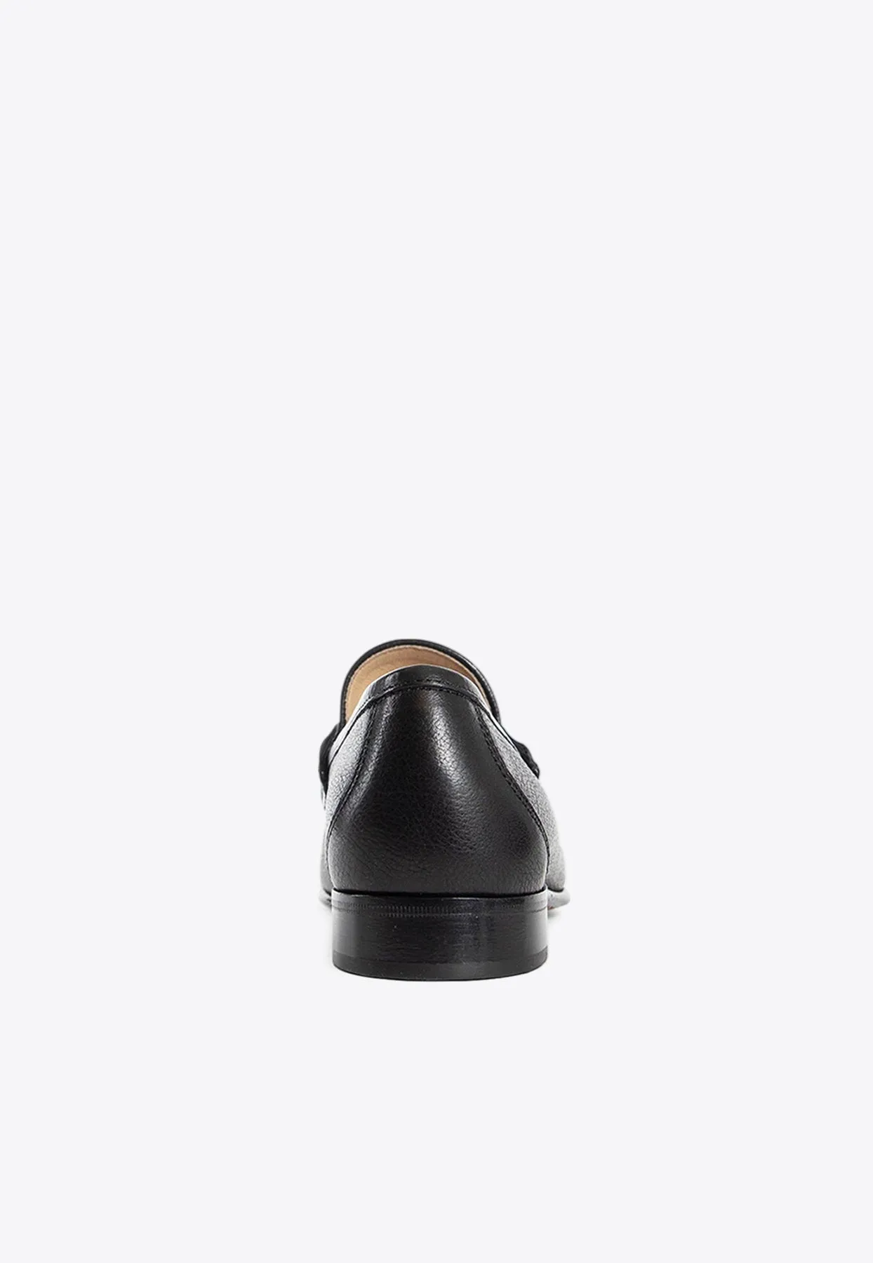 VLogo Signature Leather Loafers