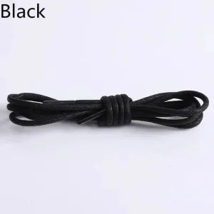 Waxed Round Cotton Shoelaces