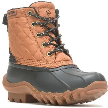 Wolverine Women's Torrent Quilted Rain And Snow Duck Boot Black W880380