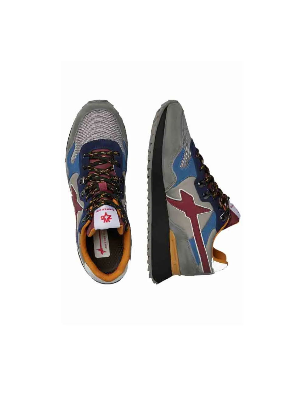 Yak M Suede Nylon Sole Just - Anthracite Dark Grey