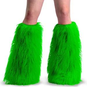 YETI-08  Neon Green Faux Fur