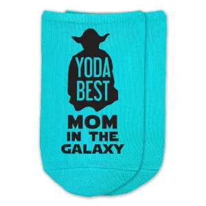 Yoda Best Mom in the Galaxy - Socks for Mom