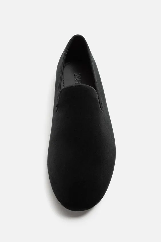 ZARA | VELVET SMART LOAFERS