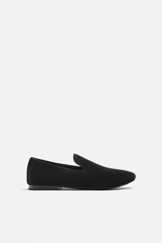ZARA | VELVET SMART LOAFERS