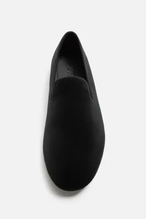 ZARA | VELVET SMART LOAFERS